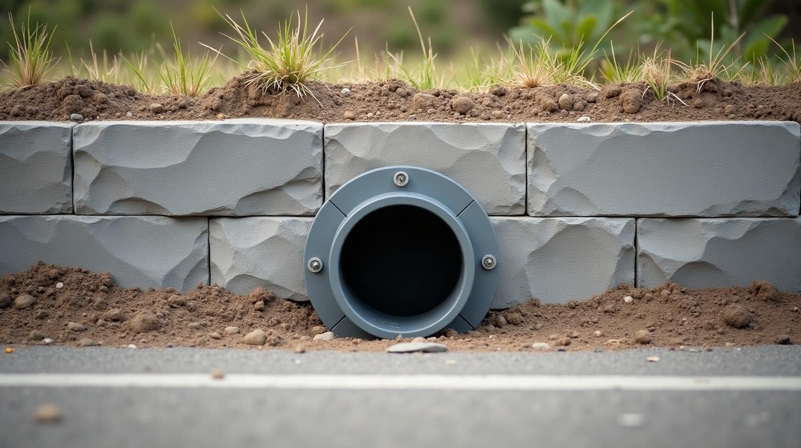 Préparer un chantier de soutènement avant l'automne pluvieux