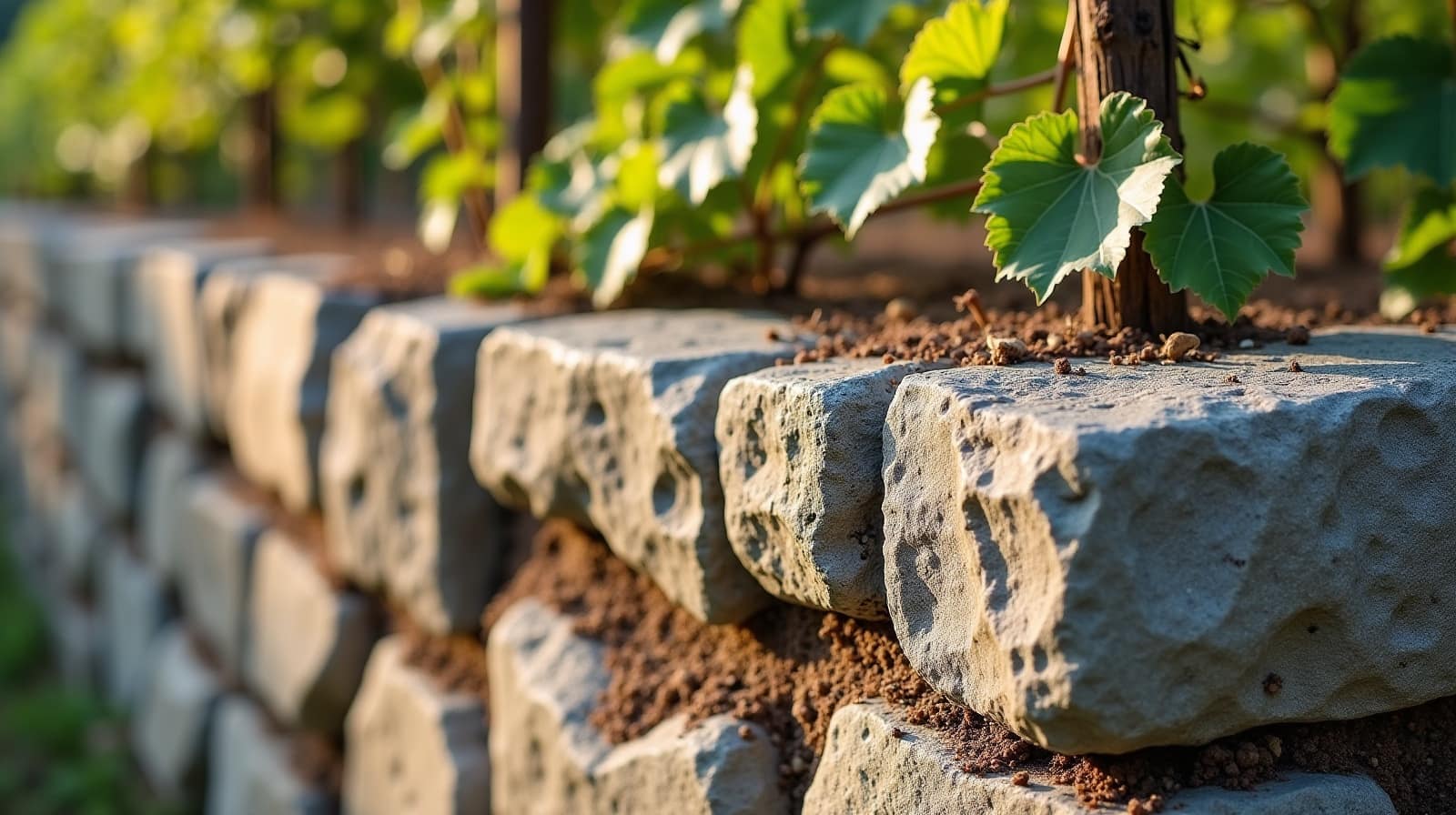 Les terrasses de vignes en pierre sèche de l'Hermitage, ce qu'elles apprennent du soutènement traditionnel