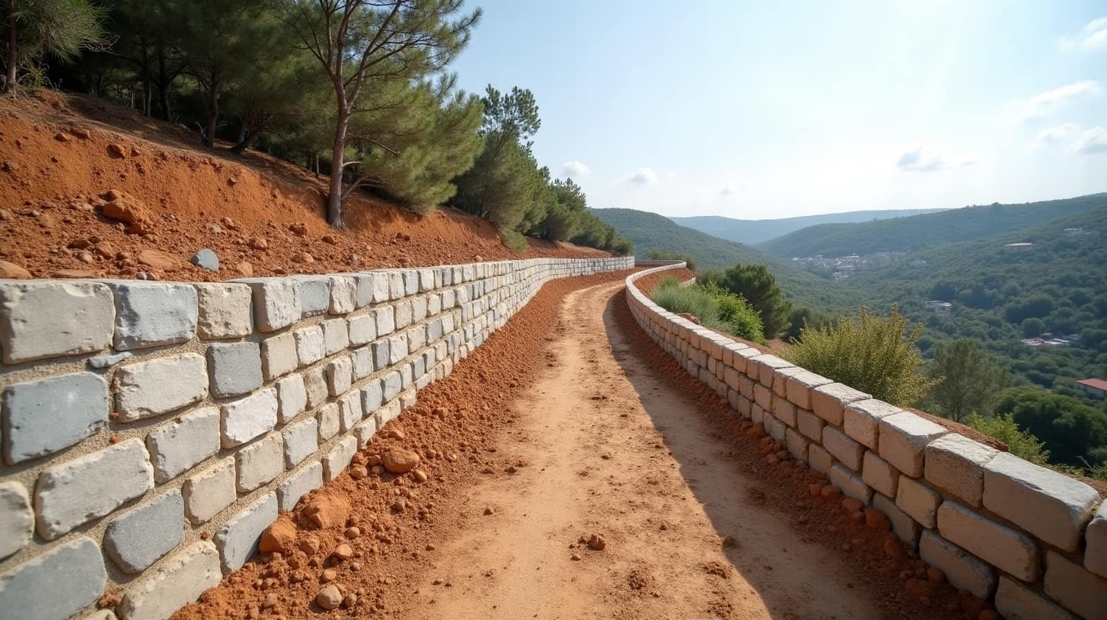 Sols caillouteux de piémont à Dieulefit, sur les premiers contreforts des Baronnies