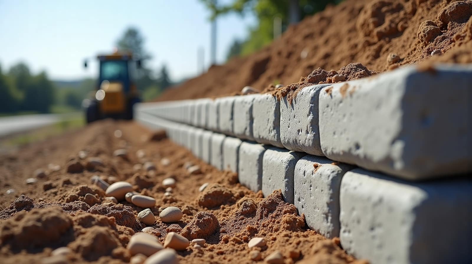 Terrain en pente dans les quartiers est de Valence, au pied des premiers reliefs du Chambaran